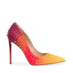 Steve Madden Vala-S Studded Heels Orange-Multi